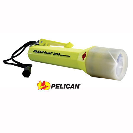 **Pelican SabreLite 2010 Recoil LED Photoluminescent Yellow Flashlight ...