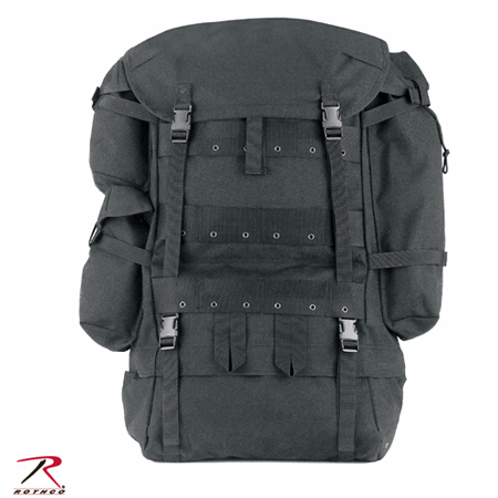 G.I. Plus CFP-90 Combat Backpack with Internal Frame - Black - Rothco