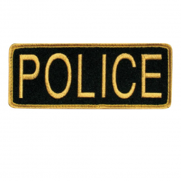 POLICE Law Enforcement Patch - Removable - Small 2x5