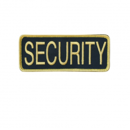 SECURITY Law Enforcement Patch - Removable - Small 2X5