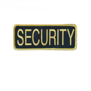 SECURITY Law Enforcement Patch - Removable - Small 2X5