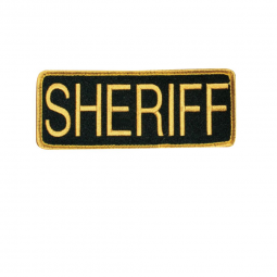 SHERIFF Law Enforcement Patch - Removable - Small 2x5