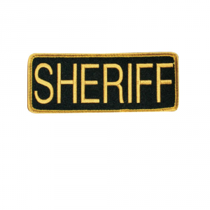 SHERIFF Law Enforcement Patch - Removable - Small 2x5