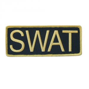 SWAT Law Enforcement Patch - Removable - Large 4x9