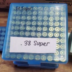 .38 Super Reload Ammo - Box of 100