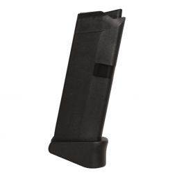 Glock 43 9mm 6 Round Factory Magazine - Grip Extension - Black