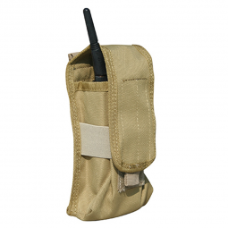 MOLLE Plus Flap Holster or Radio Communication Pouch - Tan - Galati Gear