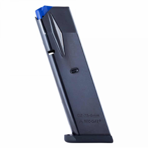 Mec-Gar CZ 75B 85B SP-01 Shadow 9mm 10 Round Magazine - Blued