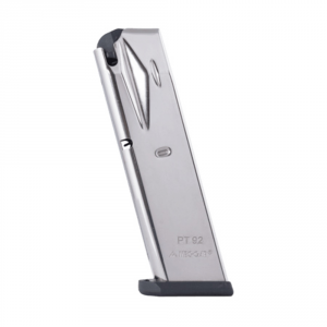 Mec-Gar Taurus PT92 PT99 9mm 10 Round Magazine - Nickel