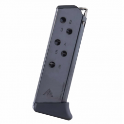 Mec-Gar Walther PPK .380 ACP 6 Round Magazine with Finger Rest - Blued