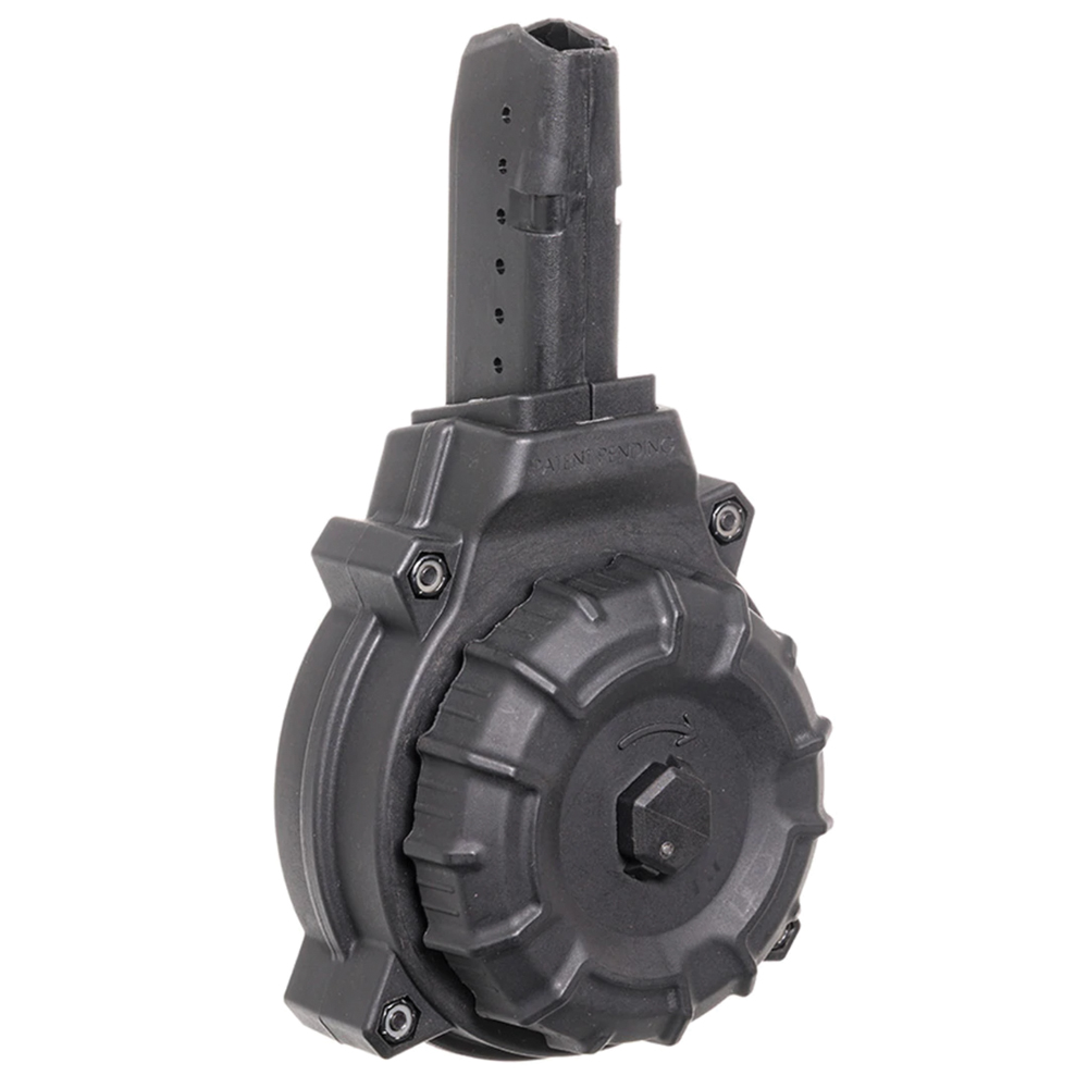 AR-15 PCC 9mm Glock Style 50 Round Drum - Black - ProMag Archangel ...