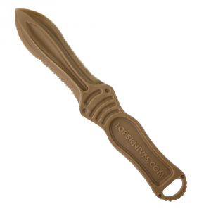 **Tactical NUK Knife - Coyote Tan Polymer - Two Pack - TOPS Knives