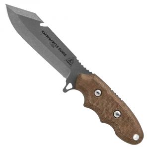 **Backpackers Bowie - Hunting & Camping Survival Knife - Fixed Blade - TOPS Knives
