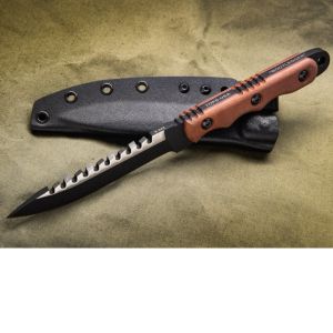 Ranger Bootlegger 2 Boot Back-Up Serrated - Fixed Blade - TOPS Knives