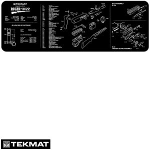 **Ruger 10/22 TekMat Gun Cleaning Pad with Exploded View - Beck Tek