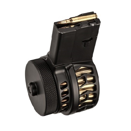 AR15 M16Chevron 50 Round Drum Magazine High Capacity Mag - X Products ...