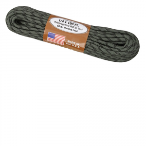 1/4 inch Tactical Utility Rope - 100 Feet OD Camo - Atwood Rope