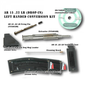 .22 LR Drop-In Conversion Kit - Left-Hand AR15 - 26rd Mag - Christie