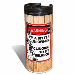 Bitter Gun Owner - Warning Sign Series - To Go Cup Traveler Tumbler