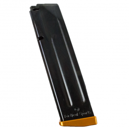 CZ 75 TS Orange 9mm 20 Round Factory Magazine - Black - CZ USA