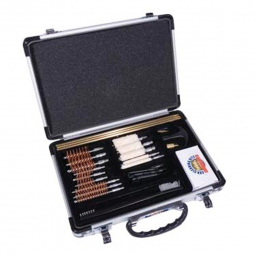 **Gunmaster Universal Gun Cleaning Kit - .22 and Larger Caliber - Aluminum Case - DAC