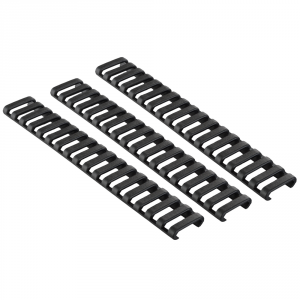 18-Slot Low-Pro Ladder Rail Cover - 3 Pack - Black - ERGO Grips