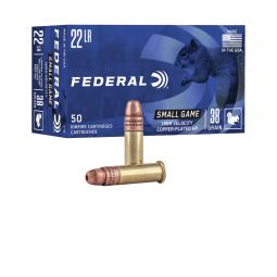 Federal GameShok .22 LR 38 Grain CPHP 50rd Box Ammo