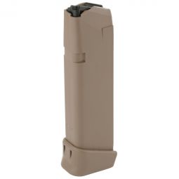 Glock 17 19x 34 9mm 19 Round Factory Magazine - Coyote Tan