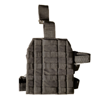 Drop Leg Platform - MOLLE - Black - Galati Gear