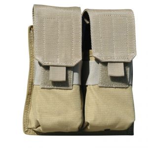 M4 30rd Double Mag Pouch - MOLLE Plus Tan - Galati Gear