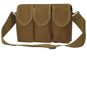 **Shoulder Magazine Pouch with Belt Loop - 20-30rd Coyote Brown - Galati Gear