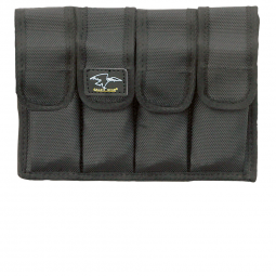 Pistol Magazine Pouch - Four Pocket - MOLLE Hook and Loop or Belt - Galati Gear