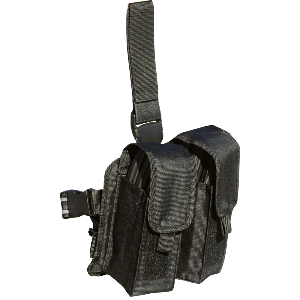 Tactical Drop Double Pocket Leg Magazine Pouch - Holds 6 - Galati Gear ...