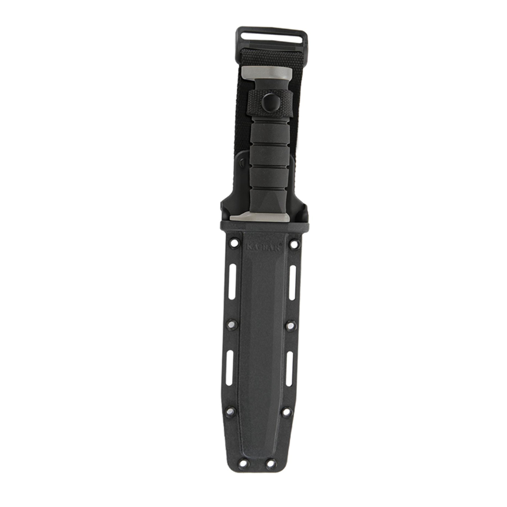 Ka-Bar D2 Extreme Utility Knife - Black Hard Plastic Sheath - Fixed ...