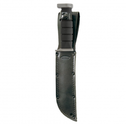 Ka-Bar D2 Extreme Utility Knife - Black Leather Sheath - Fixed Blade - Kabar Knives