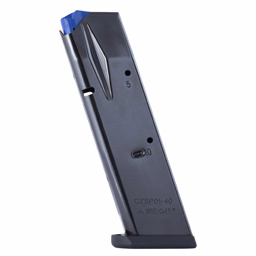 CZ 75B/85B/SP-01/Shadow .40 S&W 10-Round Magazine Blued Steel | Mec-Gar