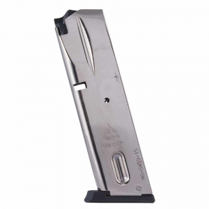 Mec-Gar S&W 5900 915 910 659 9mm 15 Round Magazine - Nickel