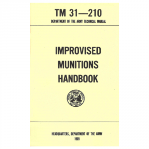 Improvised Munitions Handbook Military Manual Book - Militaria Press
