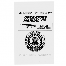 AK-47 Operators Manual Military Manual Book - Militaria Press