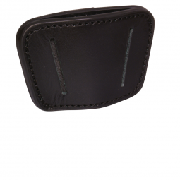 Belt Slide Leather Holster - Medium to Large Frame Autos - Black - PS Products