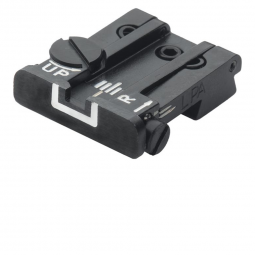 1911A1 Style Rear Adjustable Sight - White Outline - TPU LPA Sights