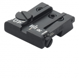 Beretta 92 96 98 M9 90Two Rear Adjustable Sight - Black Serrated - TPU LPA Sights