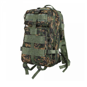Military Style Compact Transport Backpack - Woodland Digital - Rothco