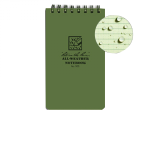 **Waterproof Tactical Pocket Notebook - Olive Drab - Rite In The Rain