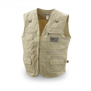 Concealment Vest for Handguns Khaki - Sizes Large - 5XL - Blue Stone Safety Products