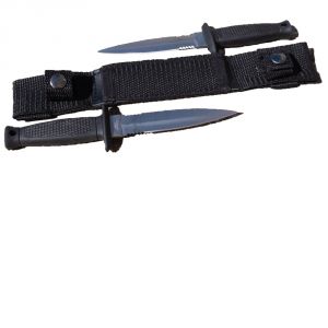 Two Double-Edge Knives with a Two Knife Nylon Sheath