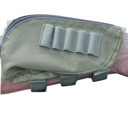 Buttstock Ammo Pouch with Cartridge Loops and Cheek Piece - Olive Drab - Galati Gear