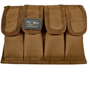 Pistol Magazine Pouch - Four Pocket Coyote Brown - Galati Gear