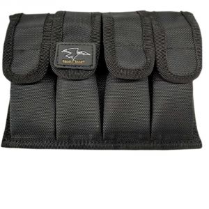 Pistol Magazine Pouch - Four Pocket Black - Galati Gear