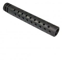 AR-15 Muzzlebrake with Holes - 5.5 Inch Steel Mil-Spec - Guntec USA